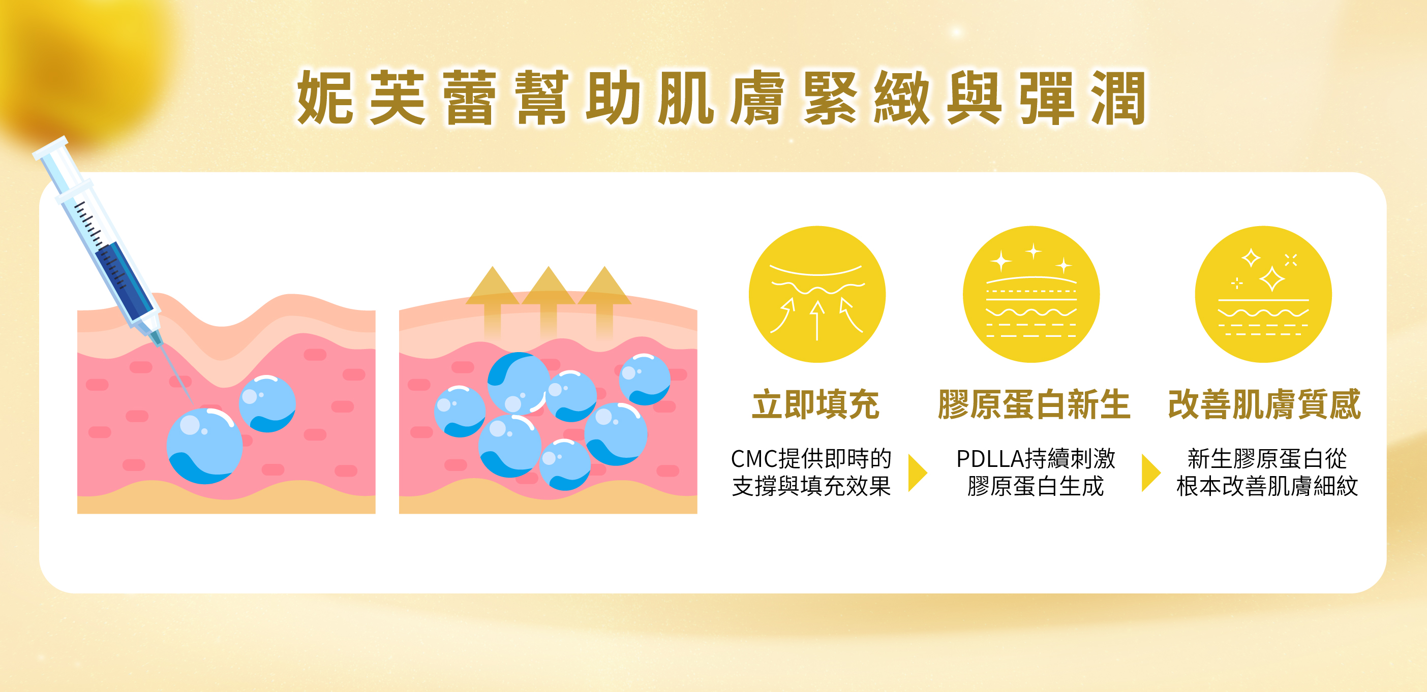 PDLLA聚雙旋乳酸×CMC羧甲基纖維素｜快速有感、長效新生